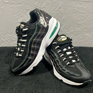 🔥 NIKE Air Max 95 Game Special Edition Black Sneakers Youth Sz 4.5Y / Women 6.5